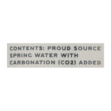 Load image into Gallery viewer, Proud Source - Water Spk Natural Spring - Case Of 24-16 Fz