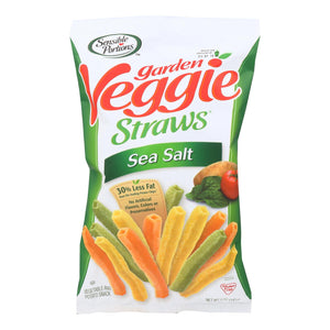 Sensible Portions Garden Veggie Straws - Sea Salt - Case Of 12 - 5 Oz.