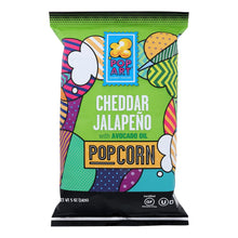 Load image into Gallery viewer, Pop Art Gourmet Popcorn - White Cheddar Jalapeno - Case Of 9 - 5 Oz.