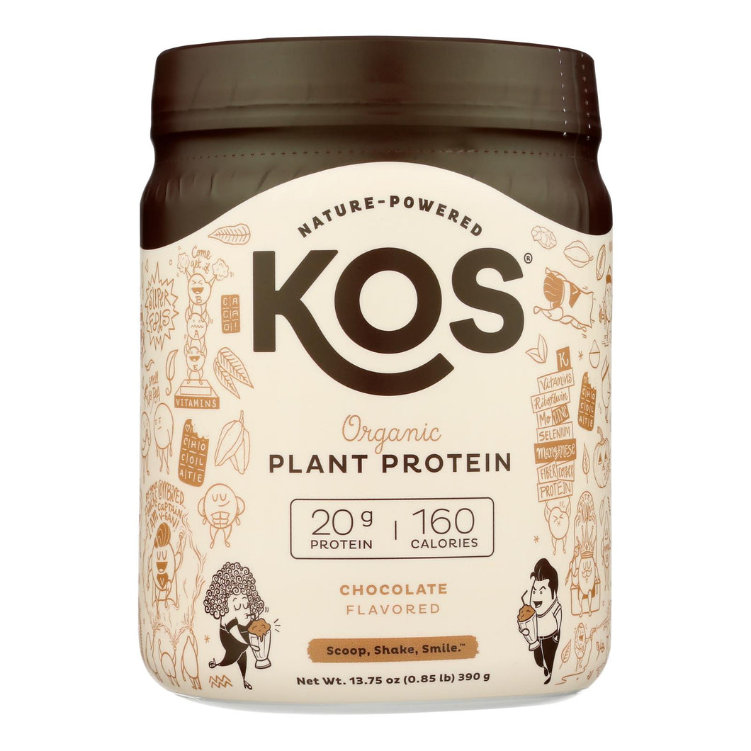 Kos - Protein Powder Chocolate - 1 Each-13.75 Oz