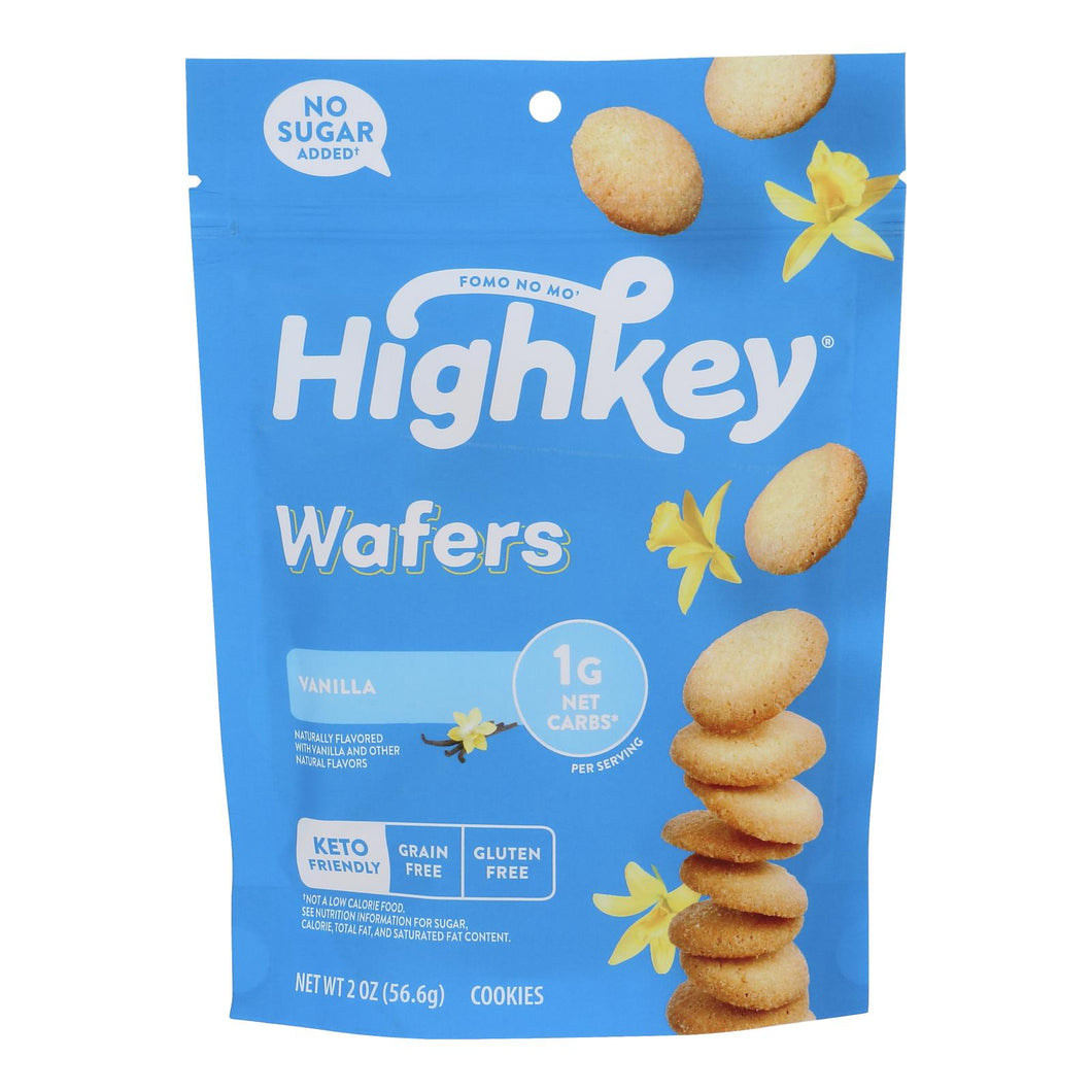 High Key - Cookie Wafer Vanilla Keto - Case Of 6-2 Oz