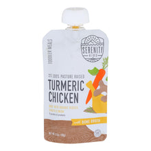 Load image into Gallery viewer, Serenity Kids - Pouch Trmrc Chicken Bne Brth - Case Of 6-3.5 Oz