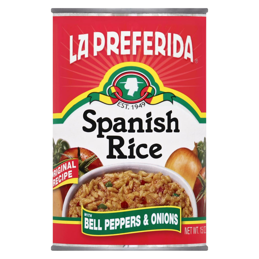 La Preferida, Spanish Rice With Bell Peppers & Onions - Case Of 12 - 15 Oz
