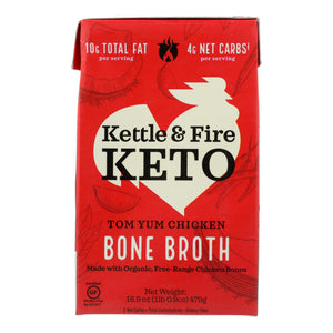 Kettle And Fire - Bone Broth Tom Yum Chicken - Case Of 6-16.9 Oz