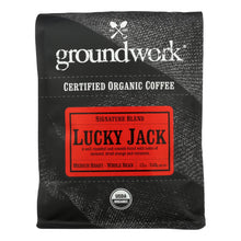 Load image into Gallery viewer, Groundwork - Coffee Organic Lky Jk Medium Roasted - Case Of 6-12 Oz