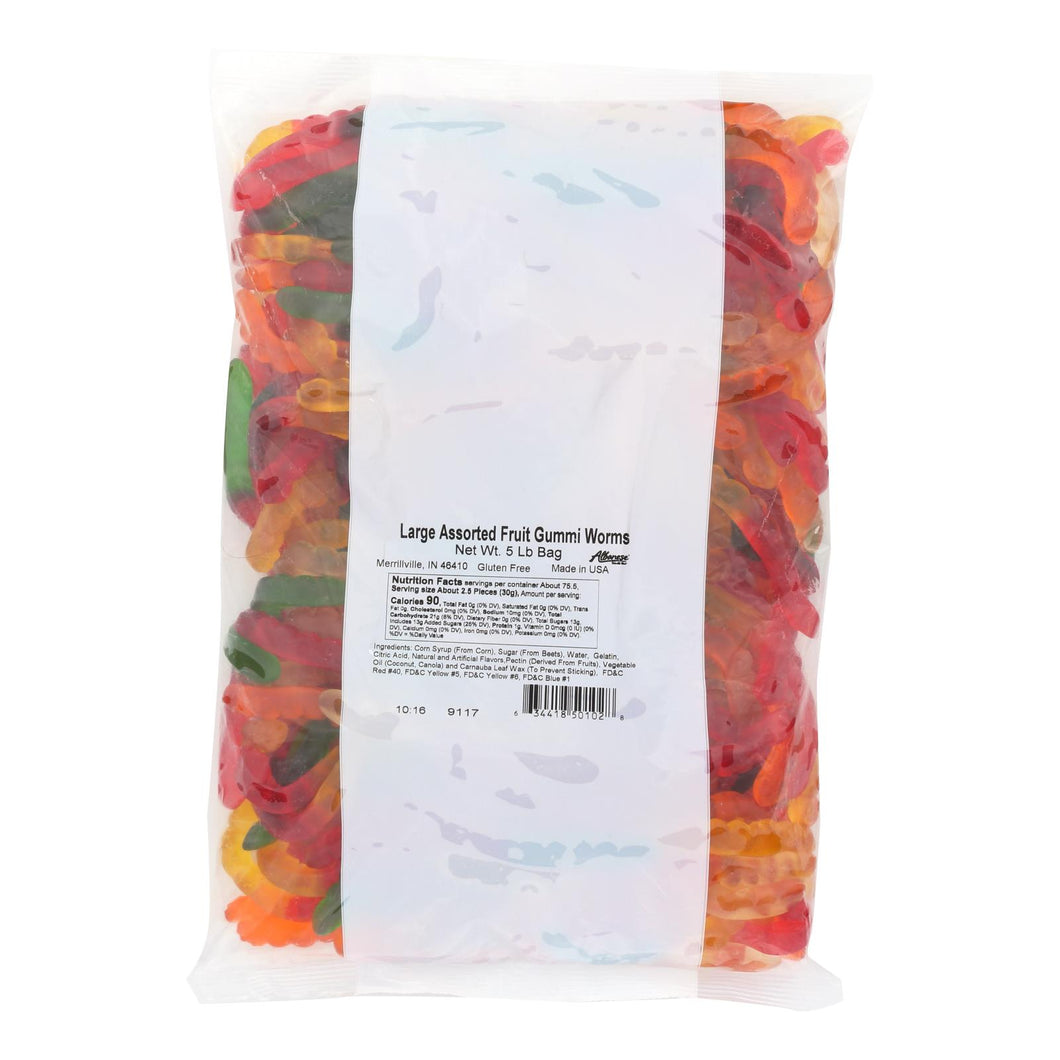 Albanese - Fruit Worms Asst Mini Wld - Case Of 4-5 Lb