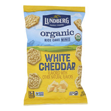 Load image into Gallery viewer, Lundberg Family Farms - Rice Ck Mini Wht Ched - Case Of 6-5 Oz