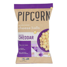 Load image into Gallery viewer, Pipcorn - Cheese Balls Whte Cheddar - Case Of 12-4.5 Oz