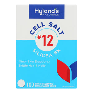 Hyland's - Silicea 6x #12 Cell Salts - 1 Each-100 Tab