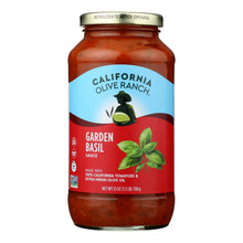 Load image into Gallery viewer, California Olive Ranch - Psta Sauce Garden Basil - Case Of 6-25 Oz