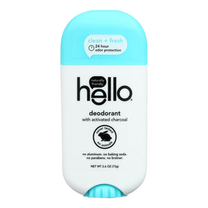Hello Products Llc - Deodorant Actv Chrcl Cln Frsh - 1 Each-2.6 Oz