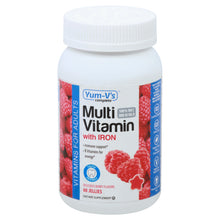 Load image into Gallery viewer, Yum V&#39;s - Multivitamin Adults Iron - 1 Each - 60 Ct