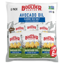 Load image into Gallery viewer, Boulder Canyon Natural Foods - Chips Classic Sea Salt Avacado Oil - Case Of 8 - 6 - 1.25oz