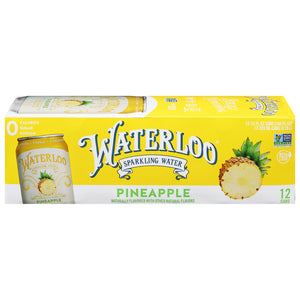 Waterloo - Sparkling Water Pineapple - Case Of 2-12/12 Fz