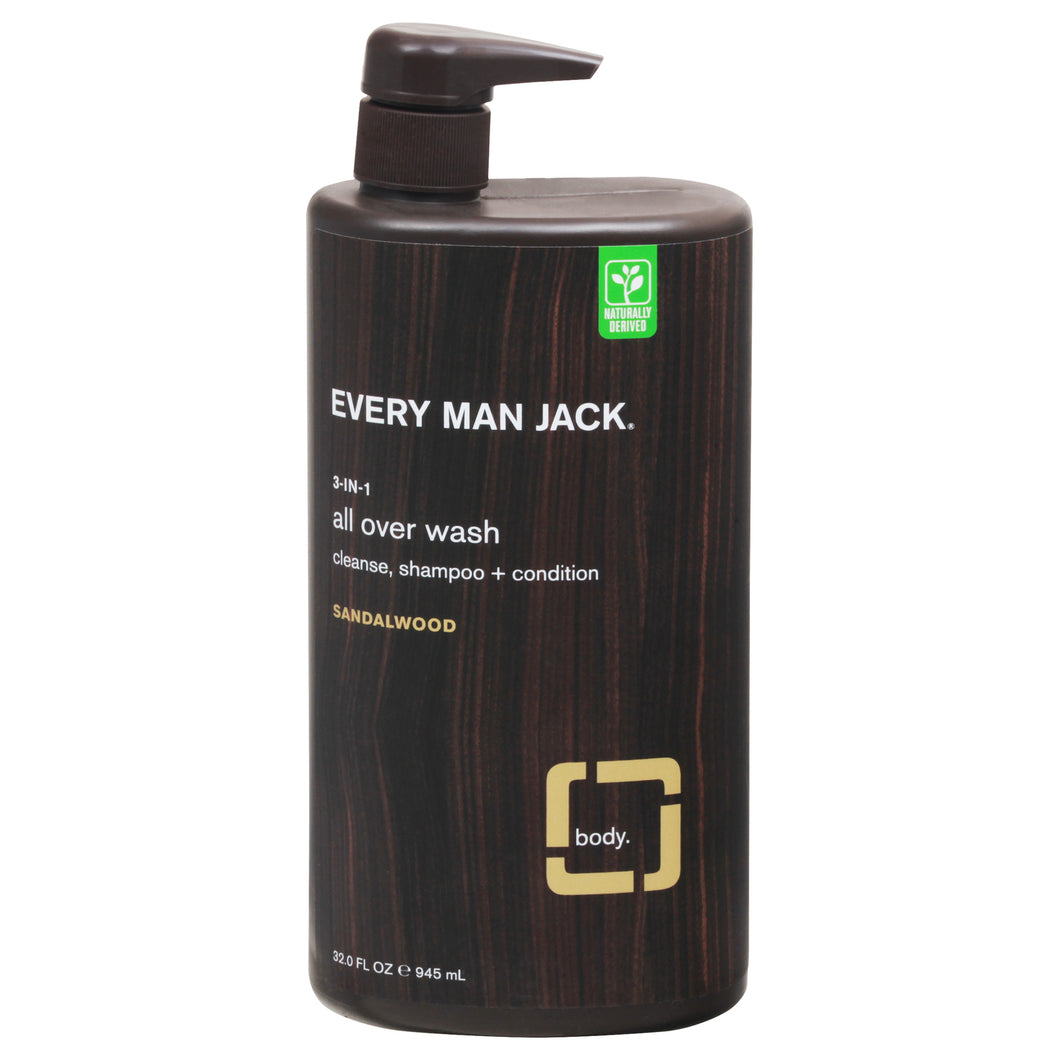 Every Man Jack - All Over Wash 3in1 Sndlwd - 1 Each-32 Fz