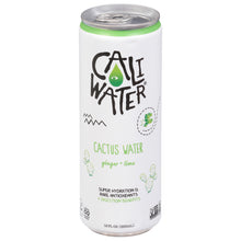 Load image into Gallery viewer, Caliwater - Cactus Water Ginger Lime - Case Of 12-12 Fz