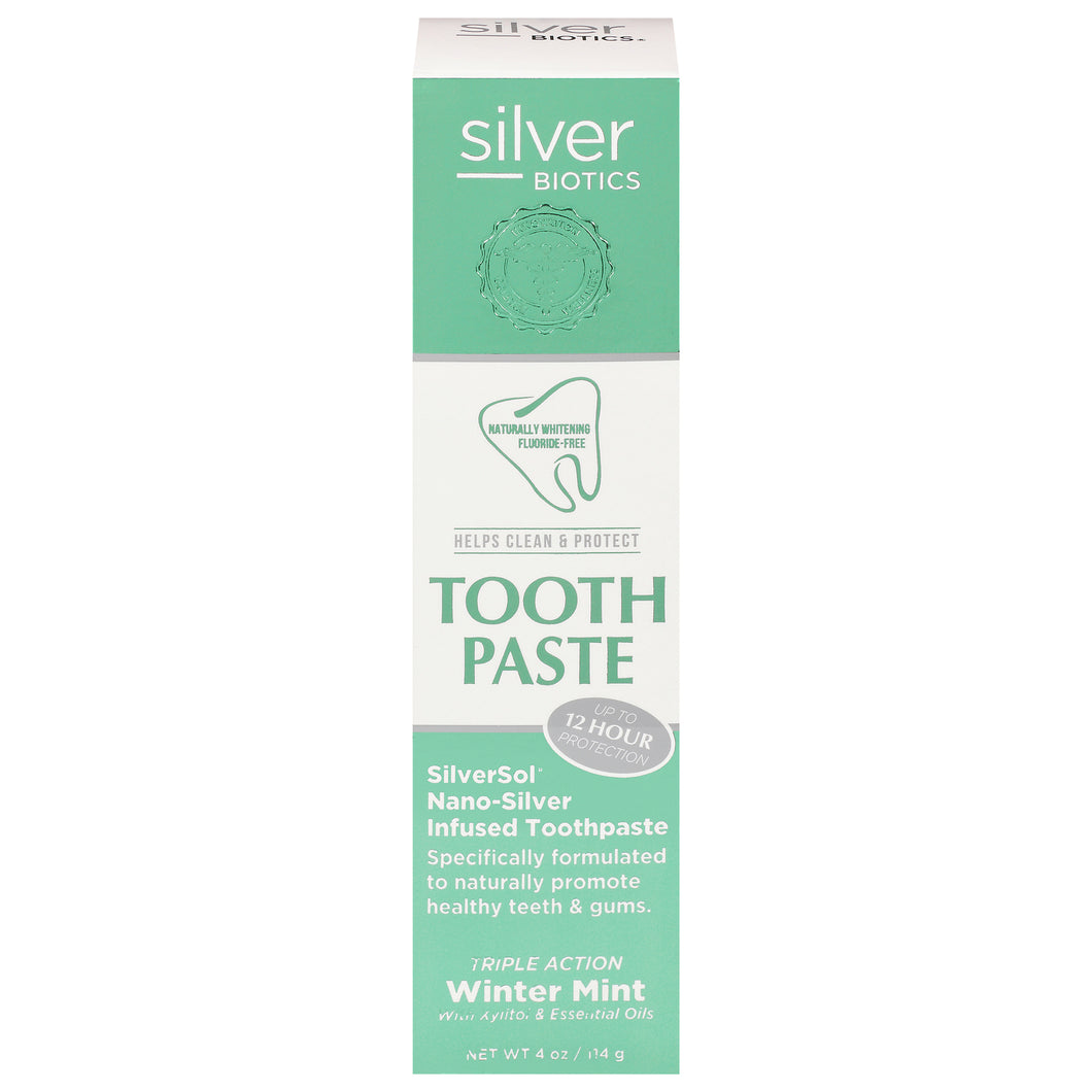 Silver Biotics - Toothpaste Winter Mint - 1 Each-4 Oz