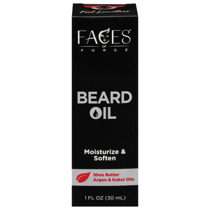 Faces Of Force - Beard Oil Shea Butter - 1 Each 1-1 Fz