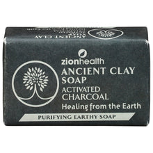Load image into Gallery viewer, Zion Health - Anct Clay Soap Charcoal - 1 Each - 6 Oz