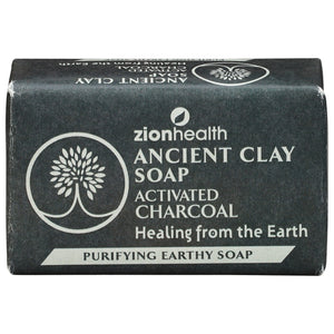 Zion Health - Anct Clay Soap Charcoal - 1 Each - 6 Oz