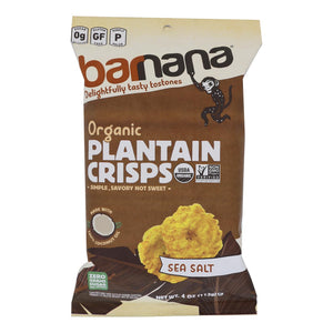 Barnana - Plantain Crisps Sea Salt - Case Of 6-4 Oz