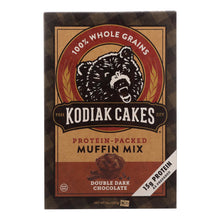 Load image into Gallery viewer, Kodiak Cakes Power Bake Double Dark Chocolate Protein Packed Muffin Mix  - Case Of 6 - 14 Oz