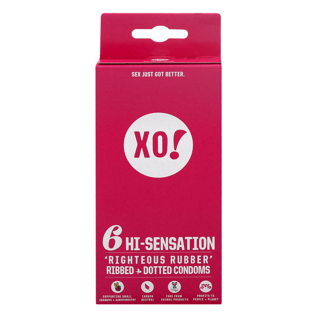 Xo! - Condoms Hi-sensations - Case Of 8-6 Count
