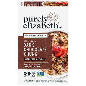 Purely Elizabeth - Oatmeal Chocolate Chunk 6pk - Case Of 6-9.12 Oz