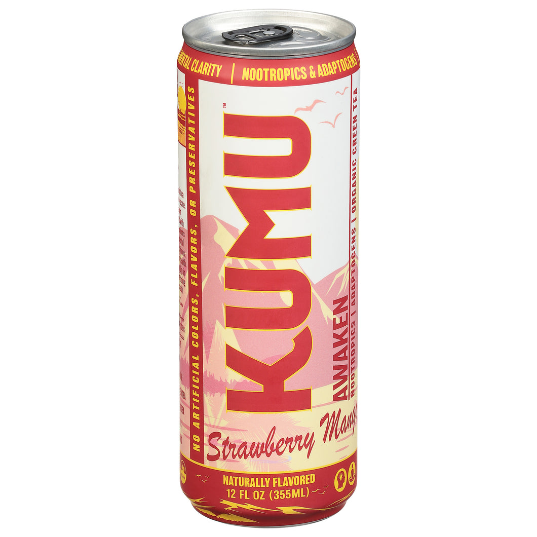 Kumu - Awaken Sparkling Straw Mango - Case Of 12-12 Fz