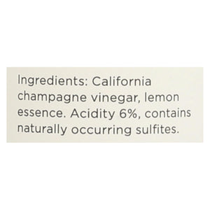 O Olive Oil Citrus Champagne Vinegar - Case Of 6 - 10.1 Fz