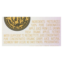 Load image into Gallery viewer, Martinelli&#39;s Organic Sparkling Apple Grape - Case Of 12 - 25.4 Fl Oz.