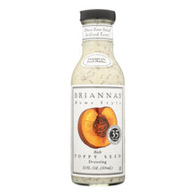 Load image into Gallery viewer, Brianna&#39;s - Salad Dressing - Poppy Seed - Case Of 6 - 12 Fl Oz.