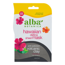 Load image into Gallery viewer, Alba Botanica - Hawaiian Sheet Mask - Detox - Case Of 8 - 1 Count