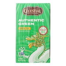 Load image into Gallery viewer, Celestial Seasonings Authentic Green Tea - Case Of 6 - 20 Bags