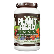 Load image into Gallery viewer, Genceutic Naturals Plant Head Real Meal - Chocolate - 2.3 Lb