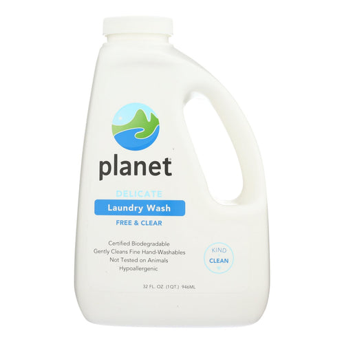 Planet - Delicate Laundry Wash - Free And Clear - Case Of 8 - 32 Fl Oz.