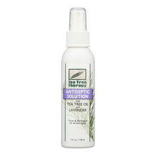 Load image into Gallery viewer, Tea Tree Therapy Antiseptic Solution Tea Tree Oil And Lavender - 4 Fl Oz