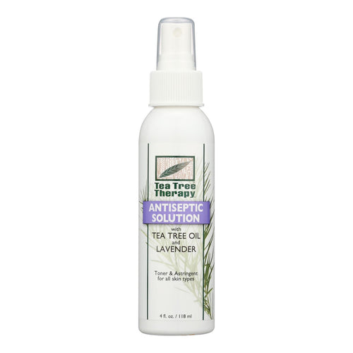 Tea Tree Therapy Antiseptic Solution Tea Tree Oil And Lavender - 4 Fl Oz