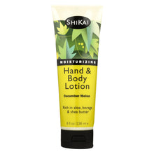 Load image into Gallery viewer, Shikai All Natural Hand And Body Lotion Cucumber Melon - 8 Fl Oz