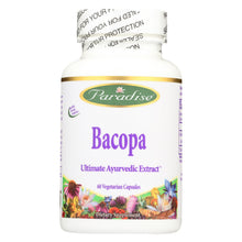 Load image into Gallery viewer, Paradise Herbs Bacopa - 60 Vegetarian Capsules