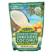 Load image into Gallery viewer, Let&#39;s Do Organics Organic Shredded - Coconut - Case Of 12 - 8 Oz.