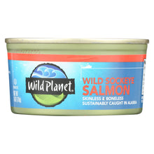 Load image into Gallery viewer, Wild Planet Wild Pacific Sockeye Salmon - Case Of 12 - 6 Oz.