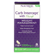 Load image into Gallery viewer, Natrol White Kidney Bean Carb Intercept - 60 Capsules