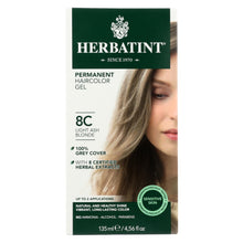 Load image into Gallery viewer, Herbatint Permanent Herbal Haircolour Gel 8c Light Ash Blonde - 135 Ml