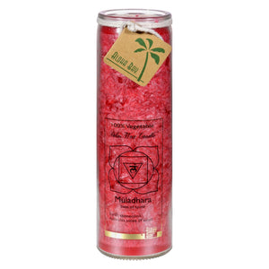 Aloha Bay - Unscented Chakra Jar Money Muladhara Red - 1 Candle