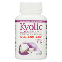 Load image into Gallery viewer, Kyolic - Aged Garlic Extract Total Heart Health Formula 108 - 100 Capsules