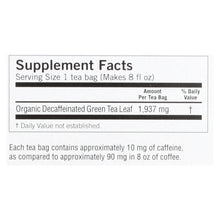 Load image into Gallery viewer, Yogi Organic Green Tea Caffeine Free - 16 Tea Bags - Case Of 6