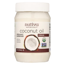 Load image into Gallery viewer, Nutiva Virgin Coconut Oil Organic - 15 Fl Oz