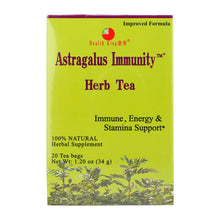 Load image into Gallery viewer, Health King Astragalus Immunity Herb Tea - 20 Tea Bags