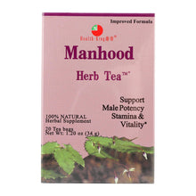 Load image into Gallery viewer, Health King Manhood Herb Tea - 20 Tea Bags